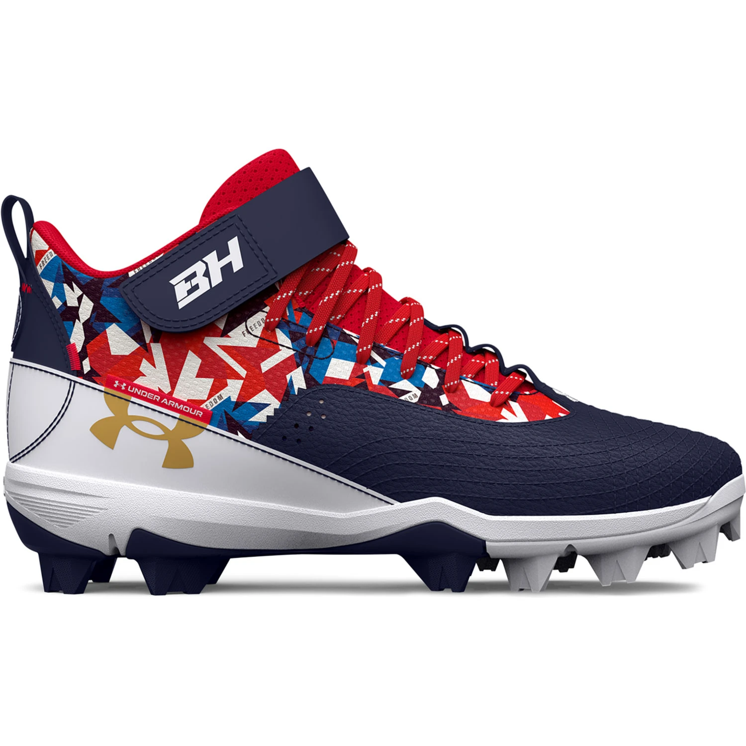 Under Armour Harper 7 Mid RM Jr. Baseball Cleats 1 Under Armour Harper 7 Mid RM Jr. Baseball Cleats